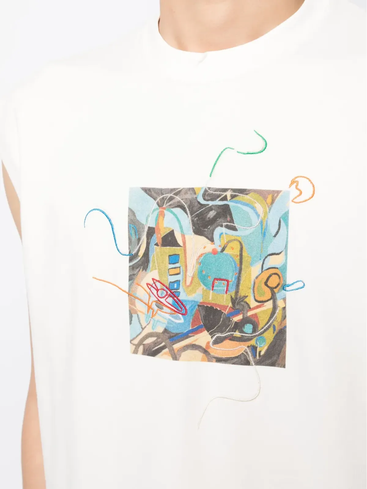 Bethany Williams グラフィックプリント ノースリーブTシャツ - 画像5