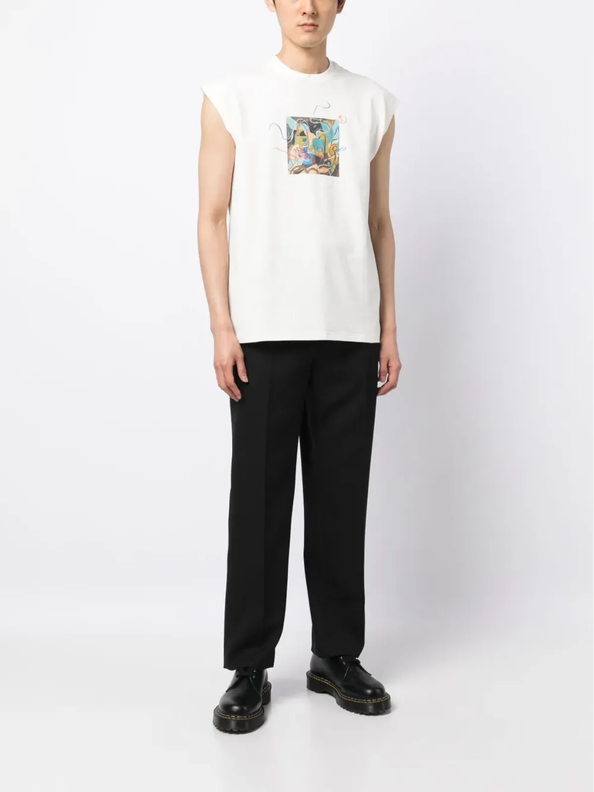 Bethany Williams グラフィックプリント ノースリーブTシャツ - 画像2