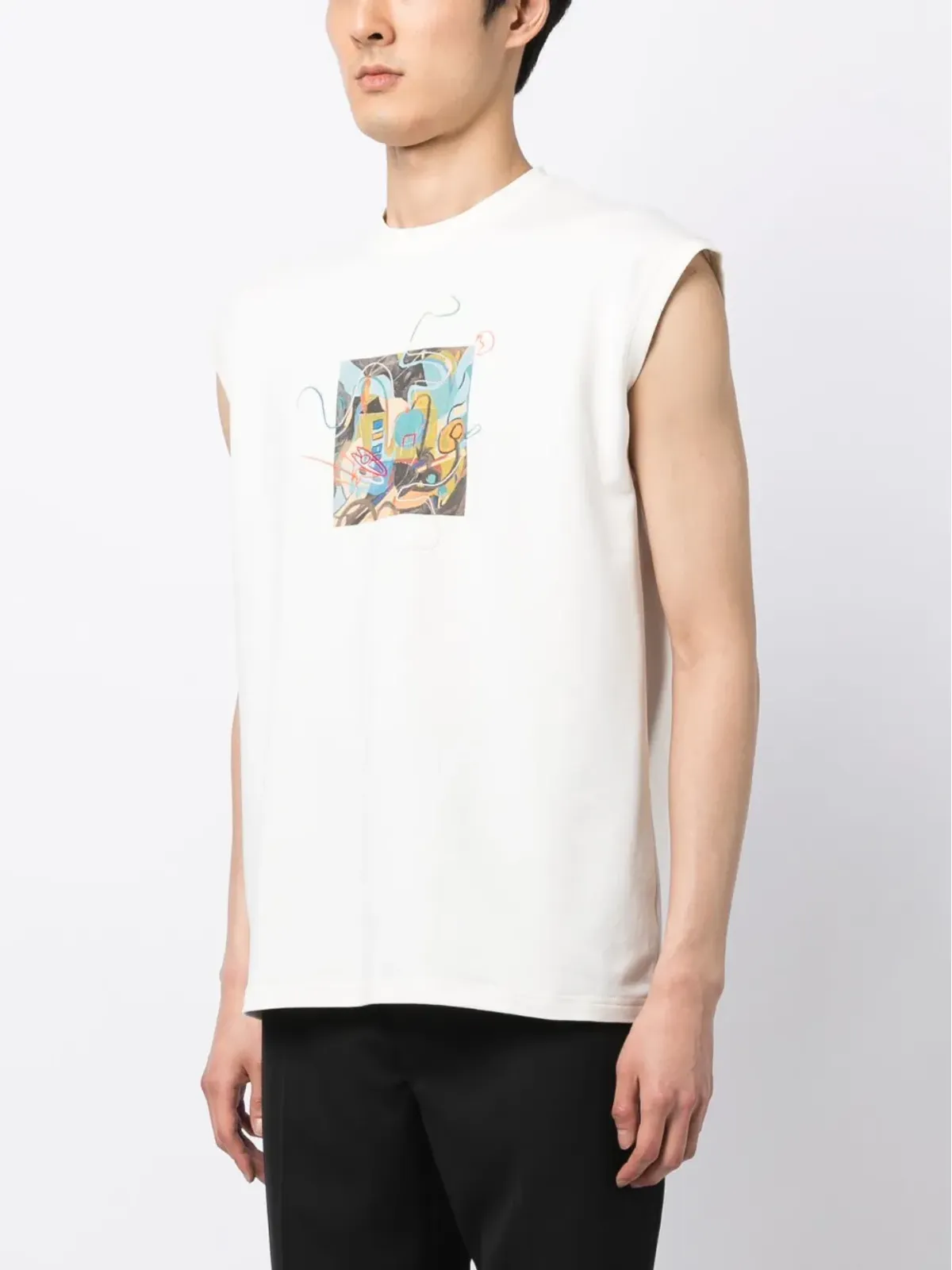 Bethany Williams グラフィックプリント ノースリーブTシャツ - 画像3