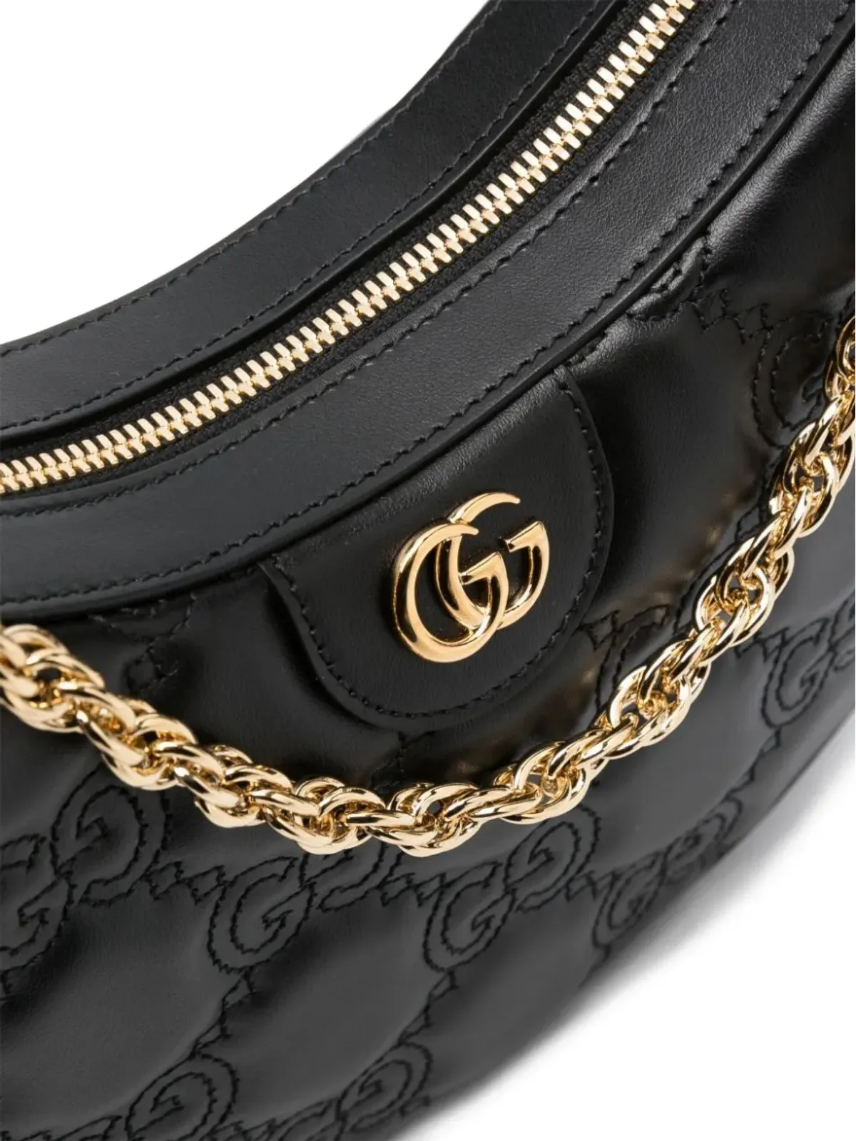 Gucci 小型GGマテラッセショルダーバッグ - ブラック - 画像5
