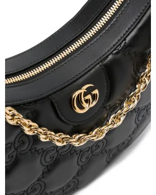 Gucci 小型GGマテラッセショルダーバッグ - ブラック - サムネイル5