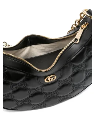 Gucci 小型GGマテラッセショルダーバッグ - ブラック - サムネイル4