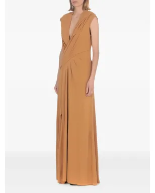 Alberta Ferretti ドレープディテール付きマキシドレス - サムネイル2
