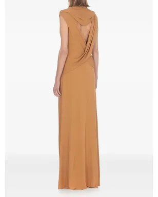 Alberta Ferretti ドレープディテール付きマキシドレス - サムネイル4