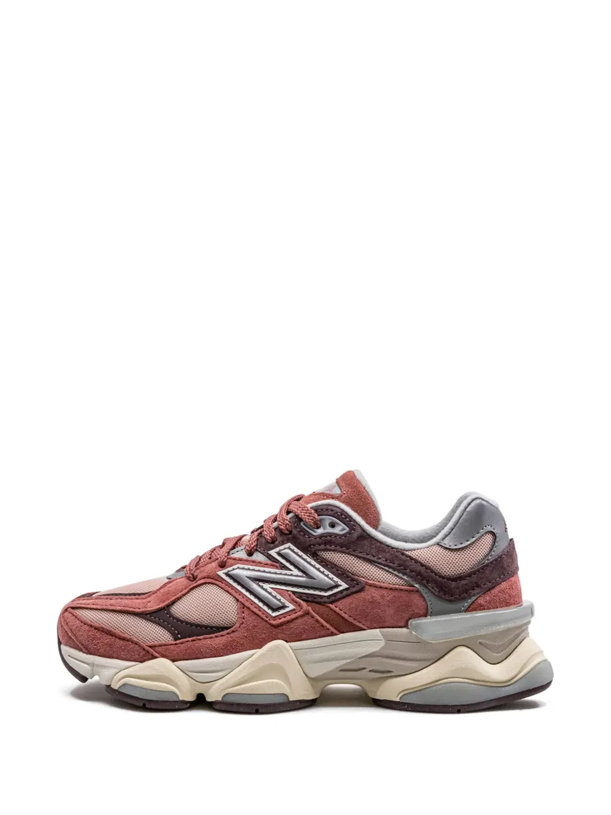 New Balance 9060 ミネラルレッド/トリュフ スニーカー - 画像5