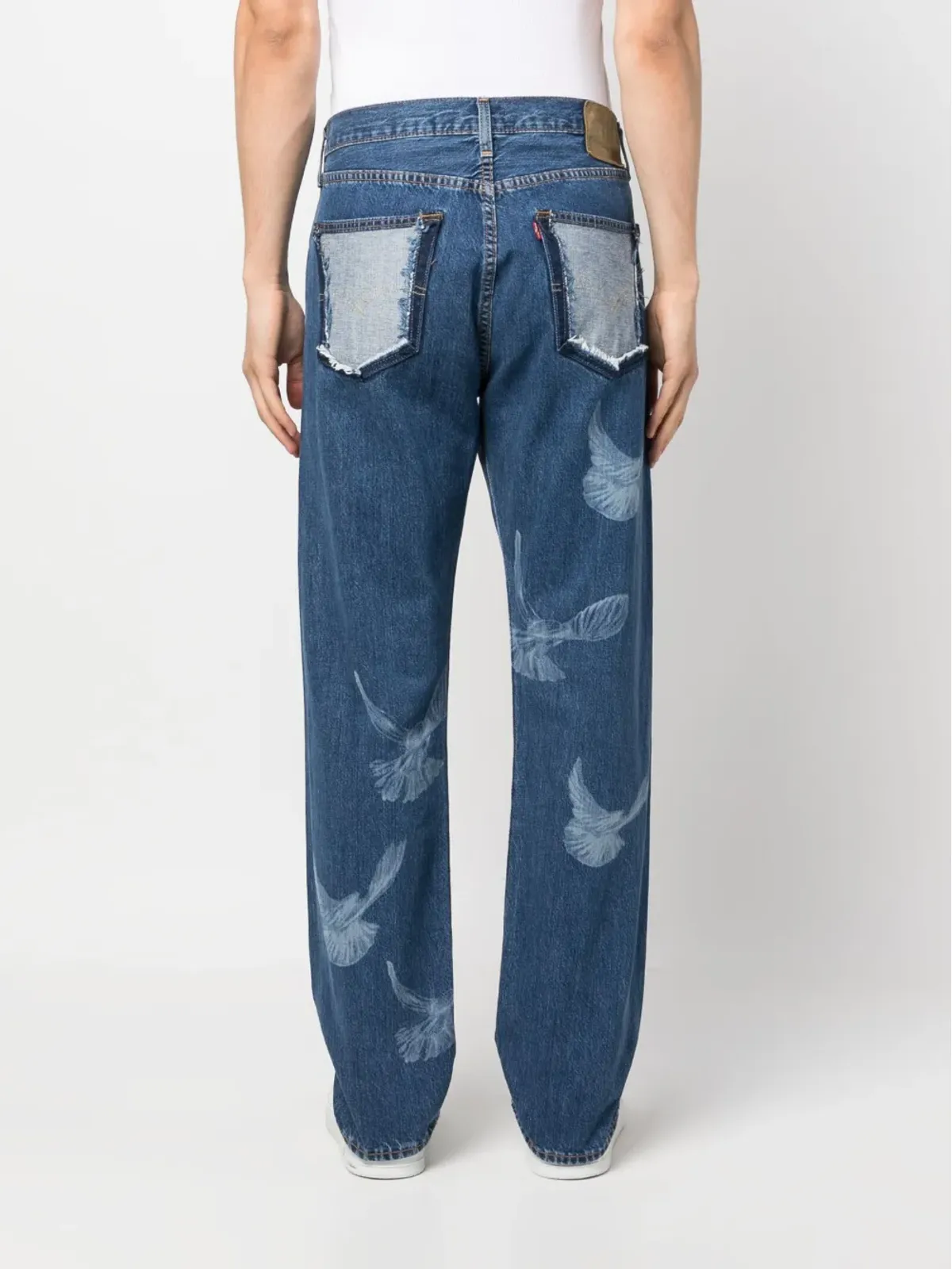 Levi's ロゴパッチ ストレートジーンズ - 画像4