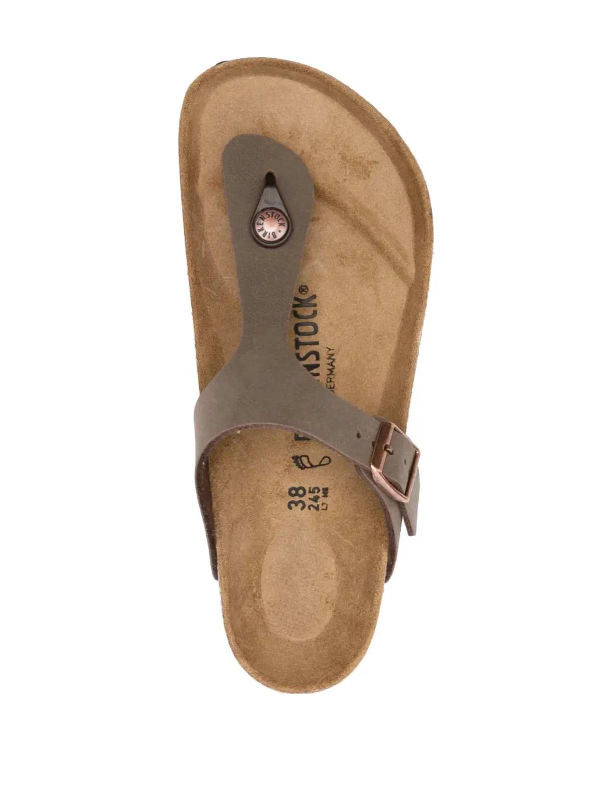 Birkenstock トングストラップフラットサンダル - 画像4