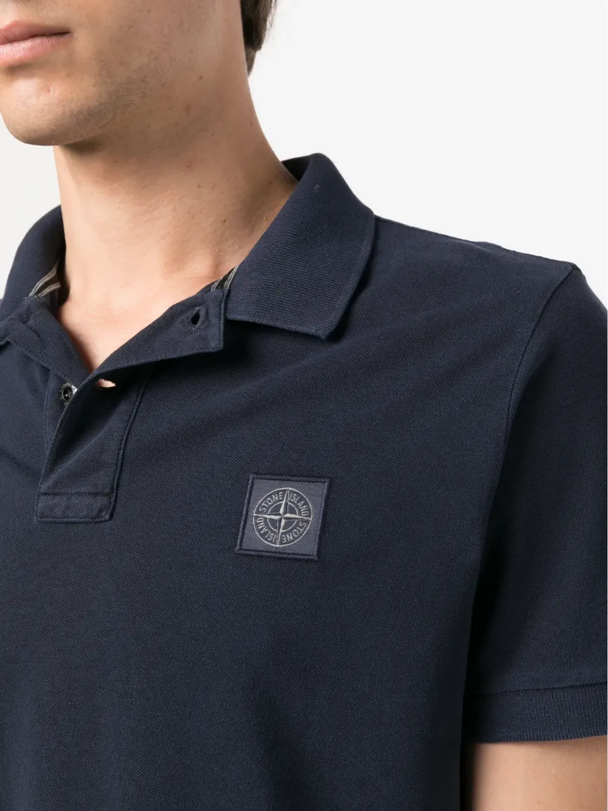 Stone Island ロゴパッチ ポロシャツ - 画像5