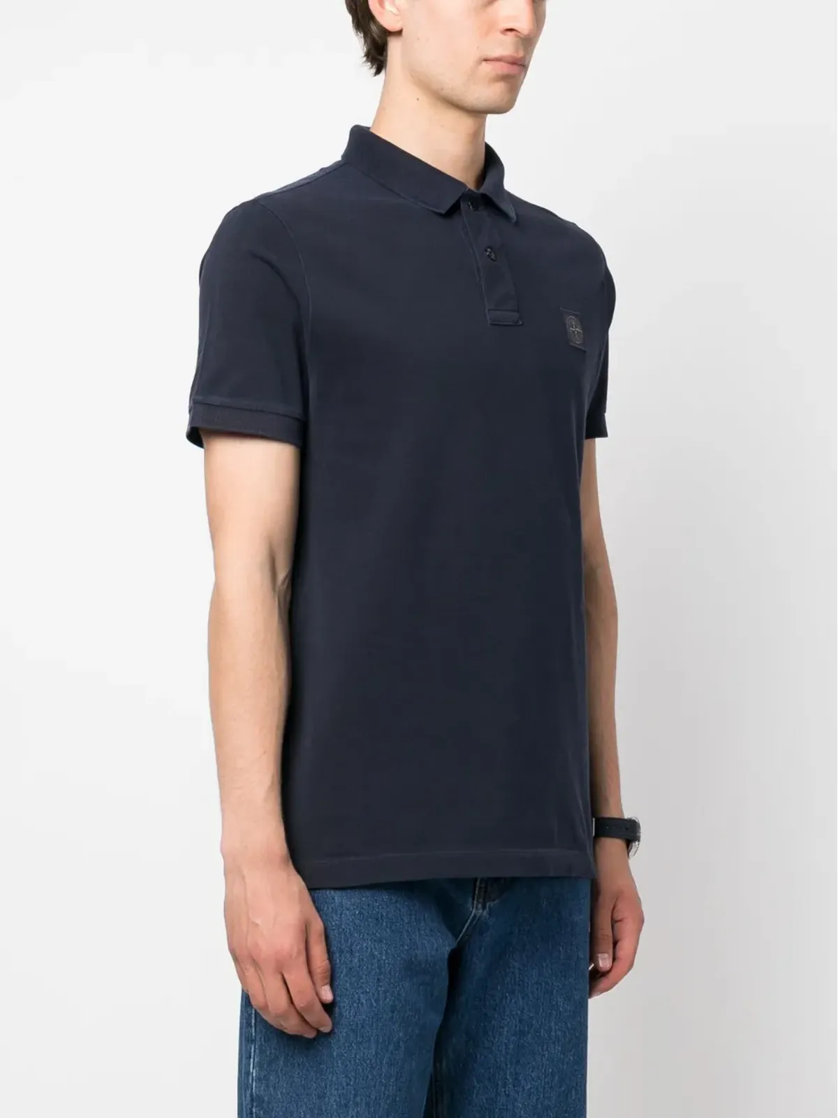 Stone Island ロゴパッチ ポロシャツ - 画像3