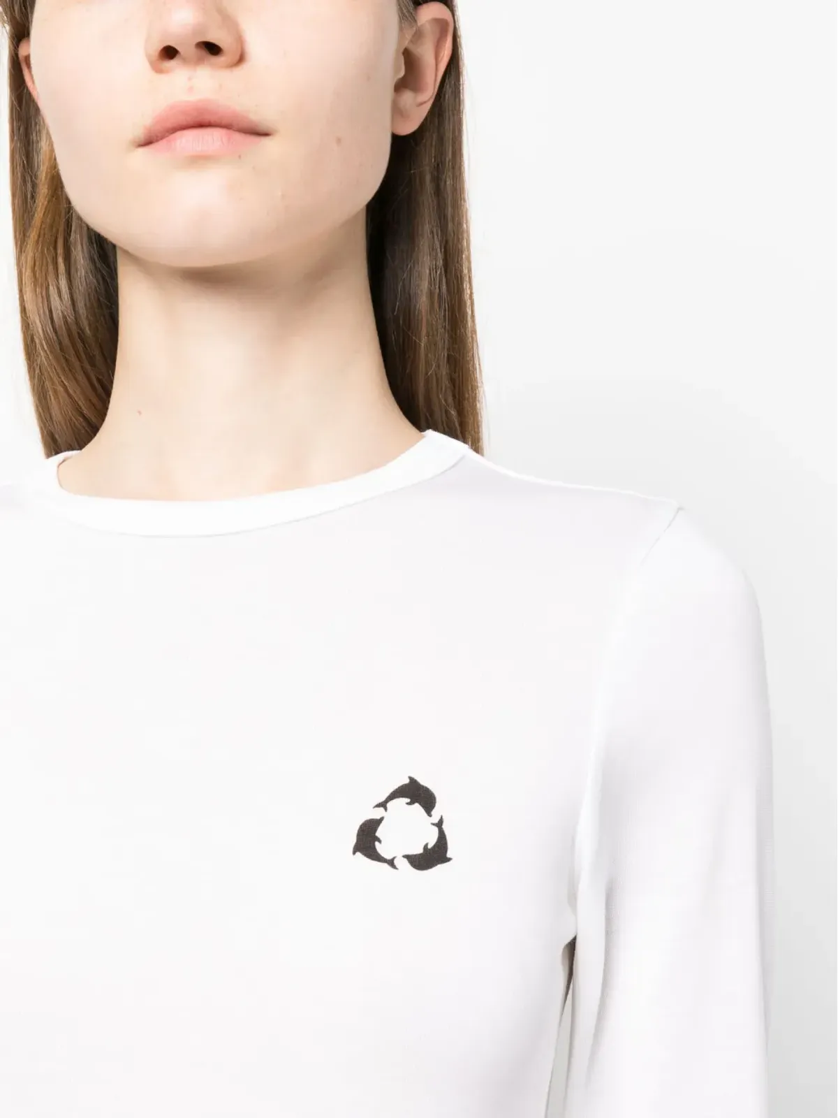 Botter ロングスリーブ ロゴプリント Tシャツ - 画像5