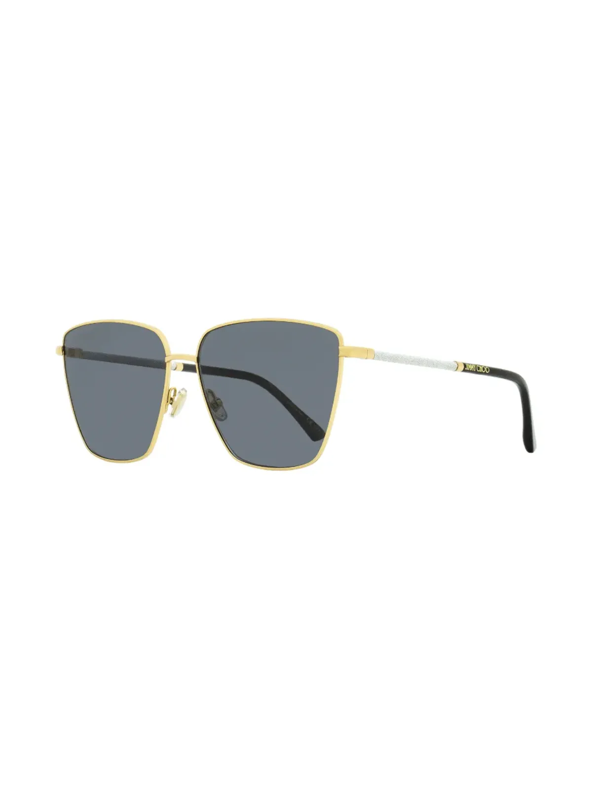 Jimmy Choo Eyewear Lavi スクエアフレーム サングラス - ブラック - 画像2