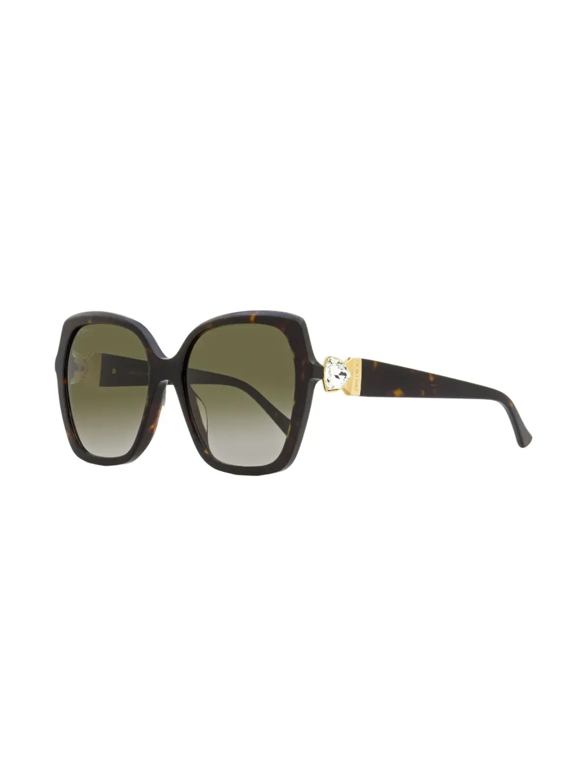 Jimmy Choo Eyewear マノン オーバサイズフレーム サングラス - 画像2