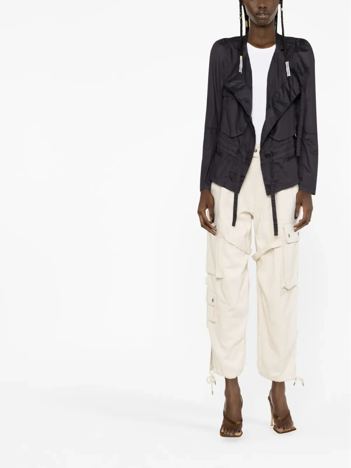 ISABEL MARANT エローレ クロップドカーゴパンツ - 画像2