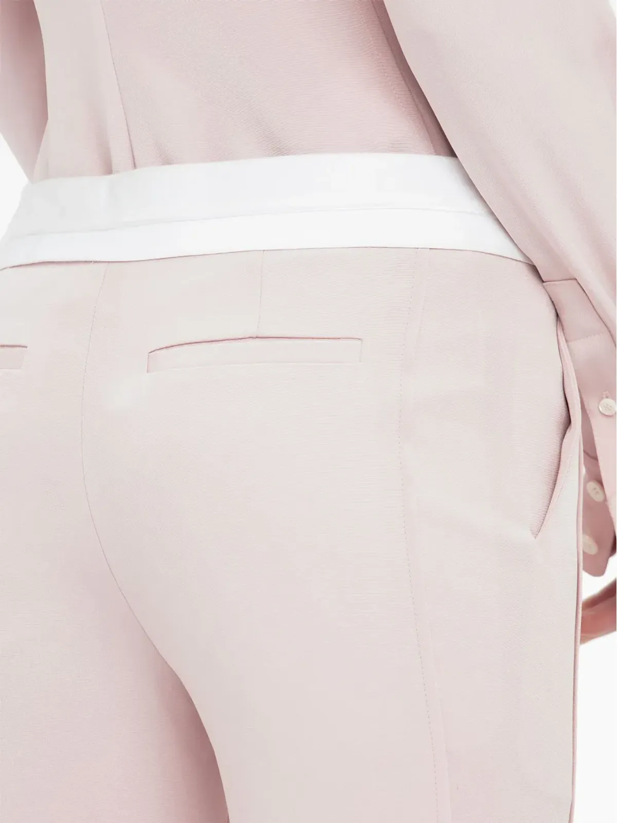 Victoria Beckham サイドパネルディテールのフレアパンツ - 画像5