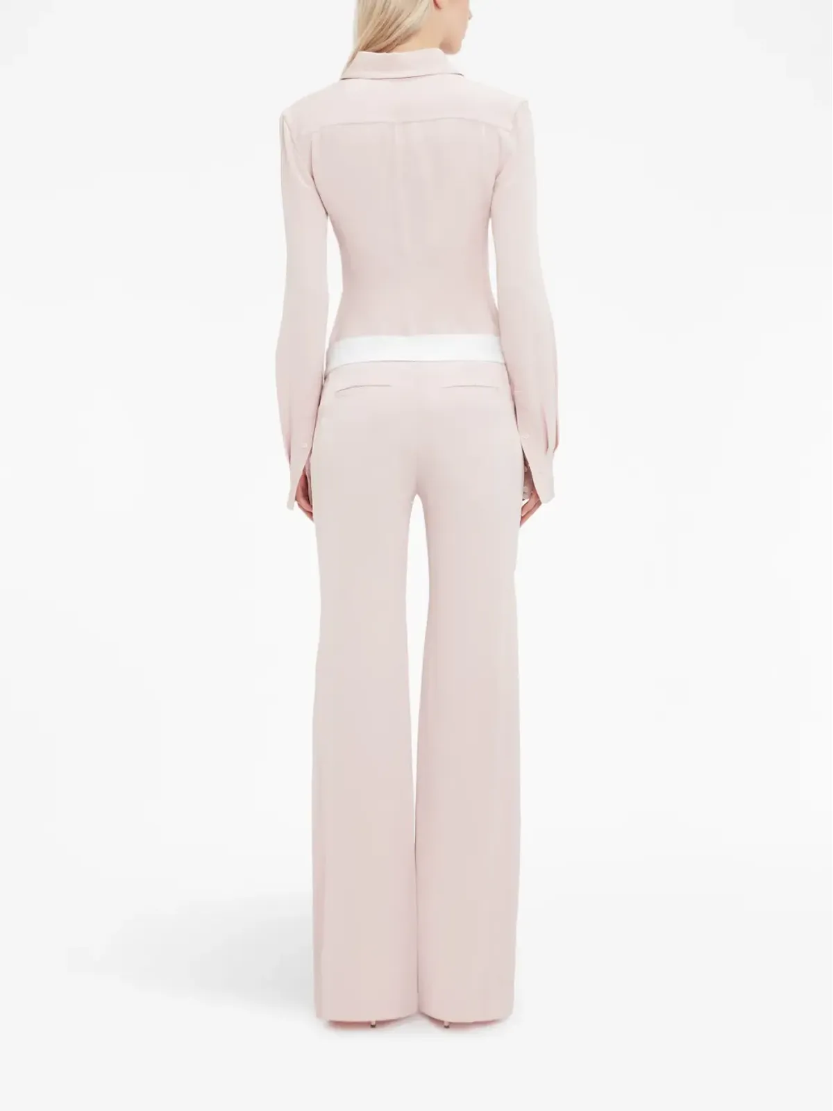 Victoria Beckham サイドパネルディテールのフレアパンツ - 画像4