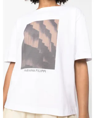 Fabiana Filippi グラフィックプリント コットン Tシャツ - サムネイル5