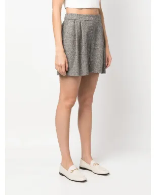 Fabiana Filippi プリーツ入りウール混紡ショートパンツ - サムネイル3