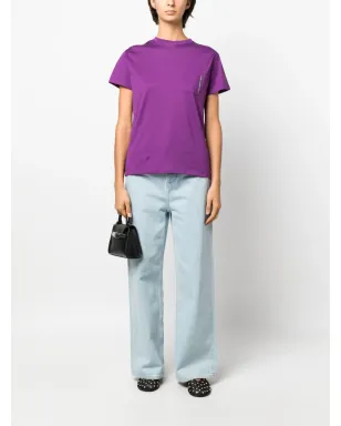 Fabiana Filippi チェーンディテール付きコットンTシャツ - サムネイル2