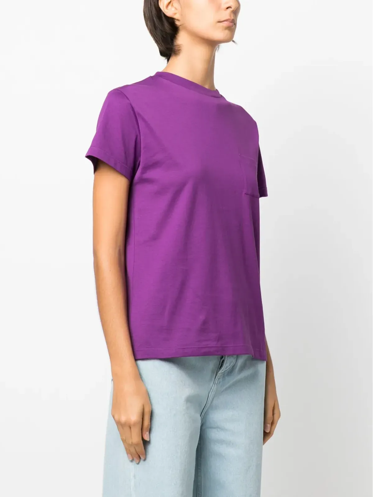Fabiana Filippi チェーンディテール付きコットンTシャツ - 画像3