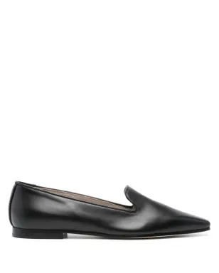 Fabiana Filippi rhinestone-embellished leather loafers - Black - サムネイル1
