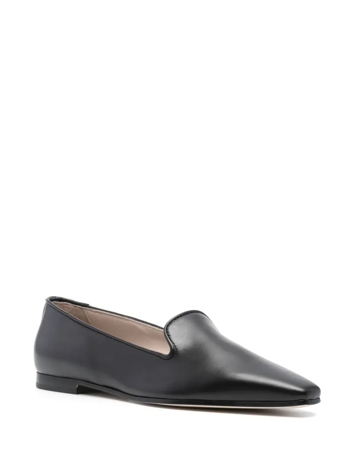 Fabiana Filippi rhinestone-embellished leather loafers - Black - 画像2