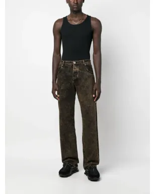 Balmain ダメージ加工デニムジーンズ - ブラック - サムネイル2