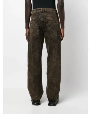 Balmain ダメージ加工デニムジーンズ - ブラック - サムネイル4