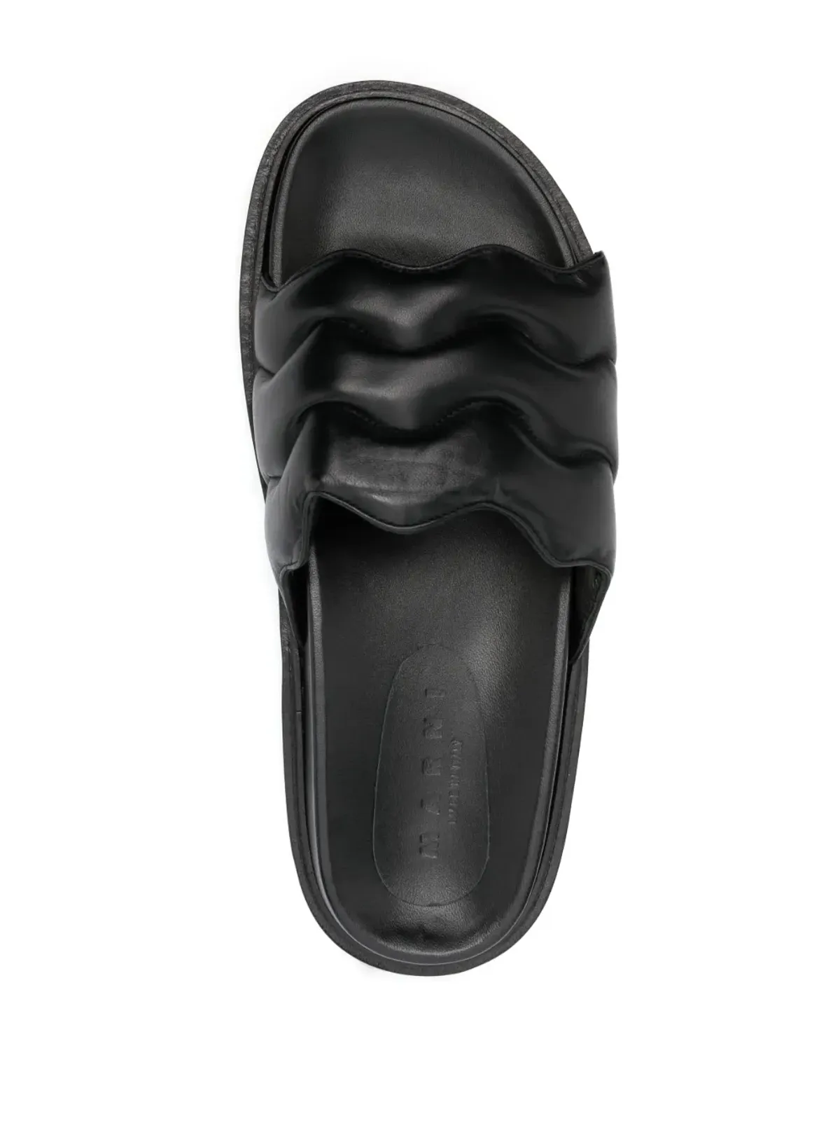 Marni パディッドデザイン ナパレザー スライド - 画像4