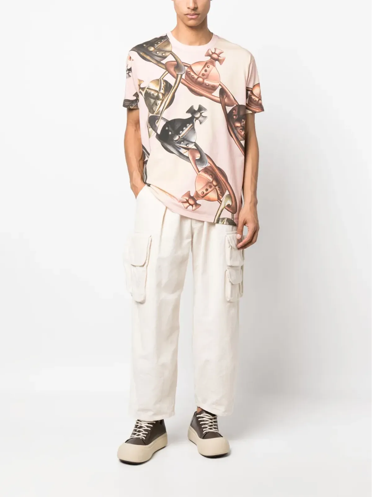 Vivienne Westwood グラフィックプリント コットン Tシャツ - 画像2