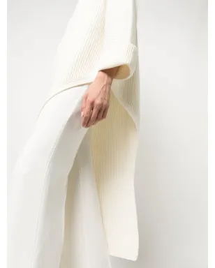 Fabiana Filippi アシンメトリックリブ編みジャンパー - サムネイル5