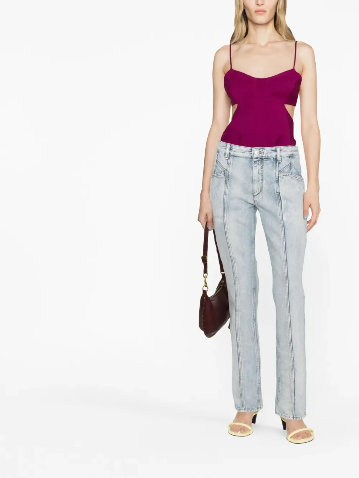 MARANT ÉTOILE Laoraストレートジーンズ - 画像2