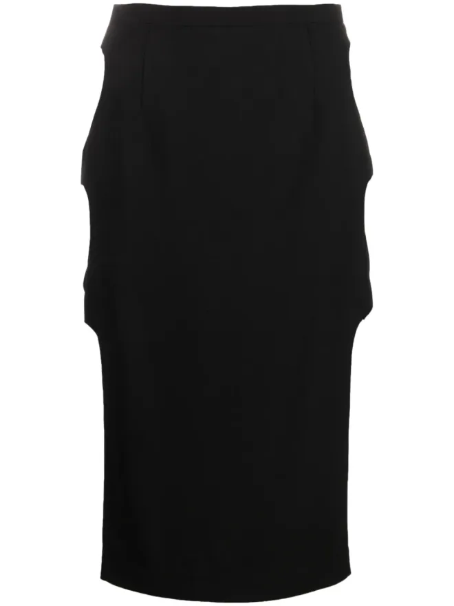 Marco Rambaldi Marco Rambaldi カットアウトミディスカートの商品画像