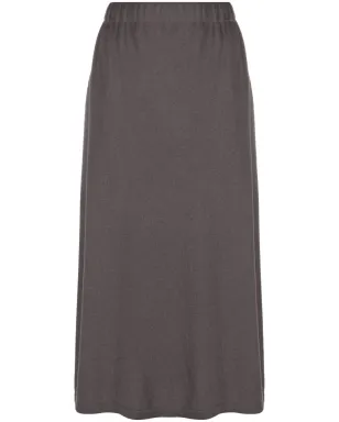 Fabiana Filippi ribbed-knit midi skirt - Grey - サムネイル1