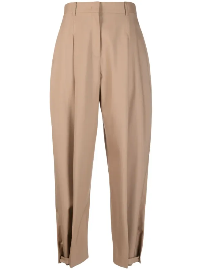 Fabiana Filippi Fabiana Filippi プリーツディテール テーパードパンツの商品画像