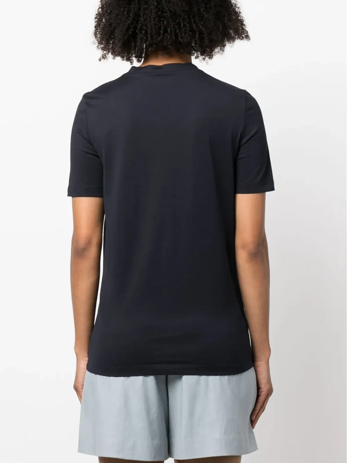 Fabiana Filippi パターンジャカード柄 クルーネック Tシャツ - 画像4
