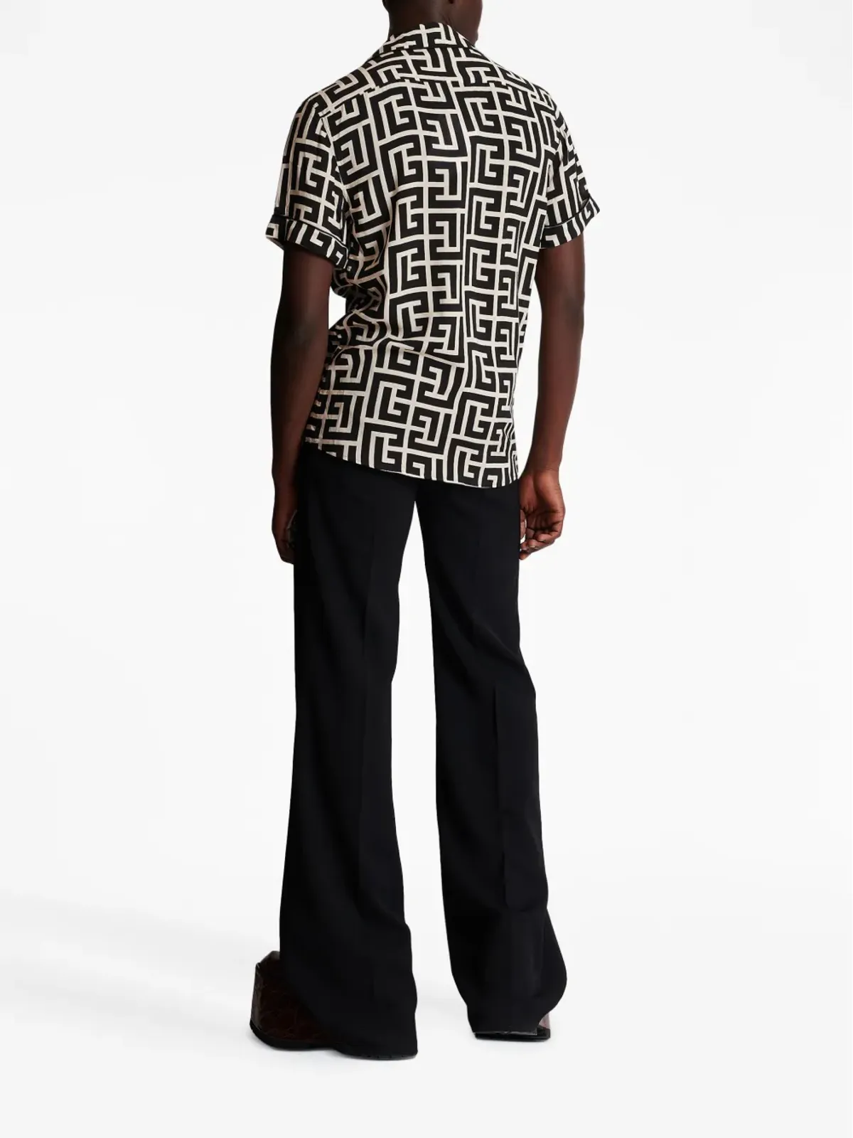Balmain モノグラムプリント パジャマシャツ - 画像4