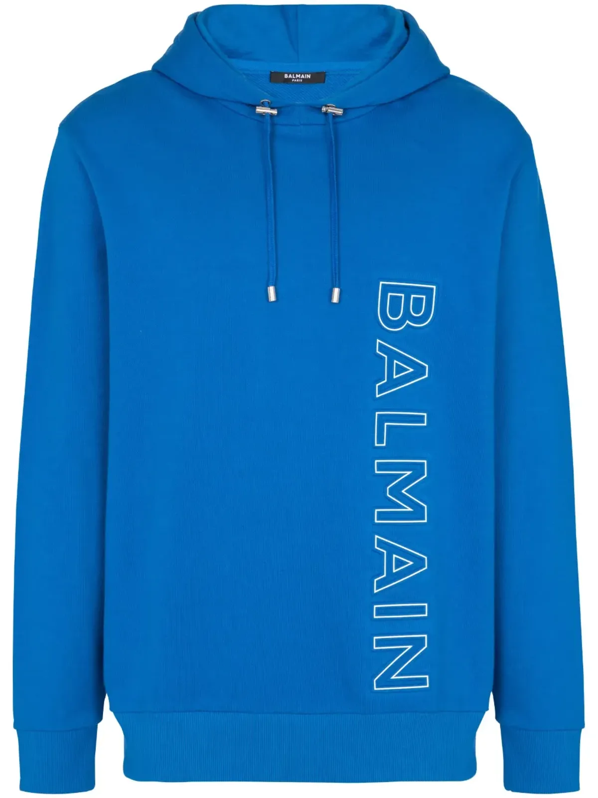 Balmain エンボスロゴ ドローストリングフーディ - 画像1