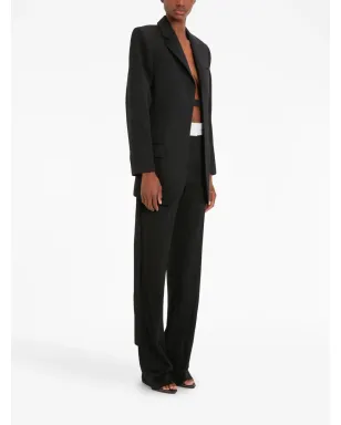 Victoria Beckham オープンバック・シングルブレストブレザー - サムネイル3