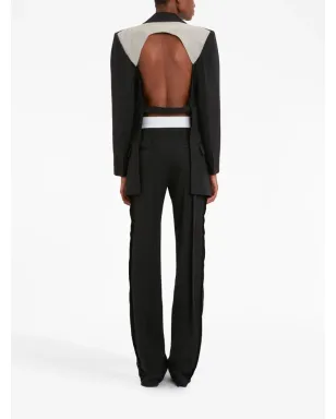 Victoria Beckham オープンバック・シングルブレストブレザー - サムネイル4