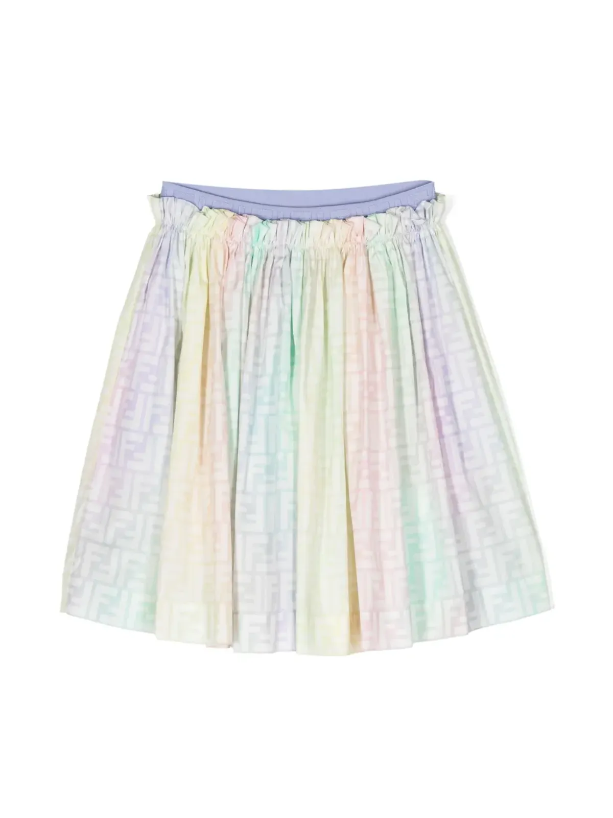 Fendi Kids FFロゴプリント フルスカート - 画像1