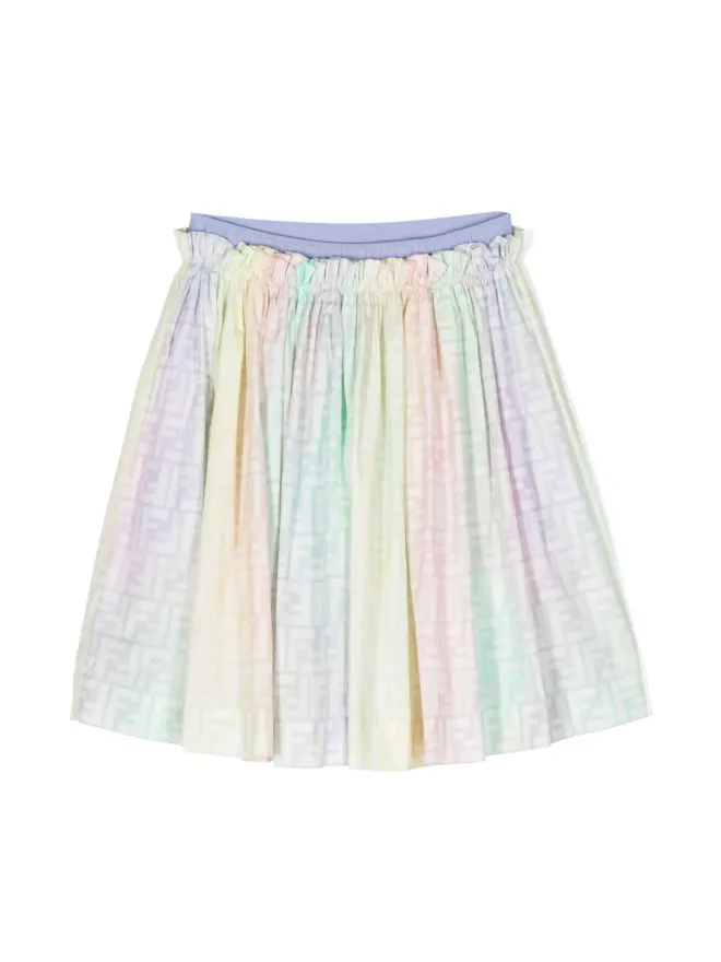 Fendi Kids Fendi Kids FFロゴプリント フルスカートの商品画像