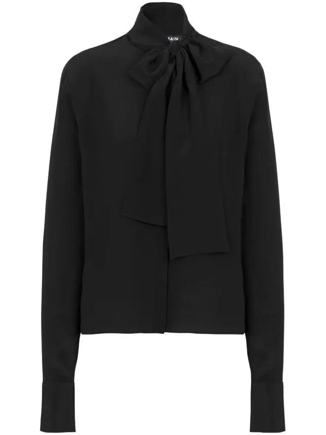 BALMAIN Balmain リボンディテールボタンブラウスの商品画像