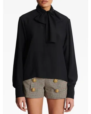 Balmain リボンディテールボタンブラウス - サムネイル5