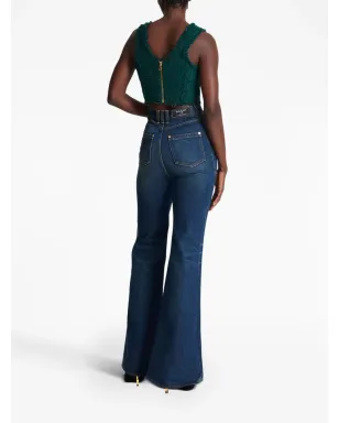 Balmain 6ボタン ツィード クロップドトップ - サムネイル4