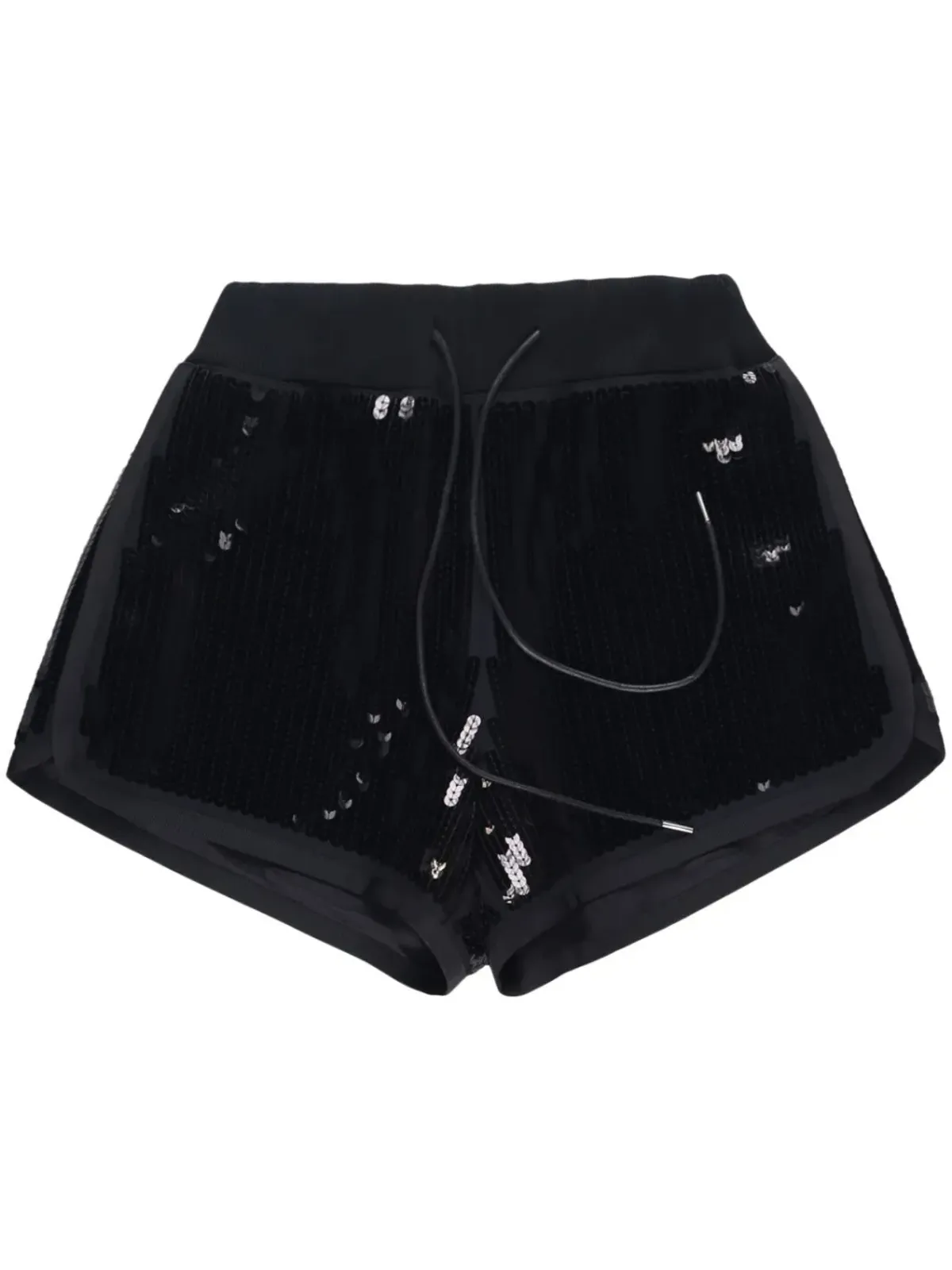 sacai スパンコール装飾ショートパンツ - 画像1