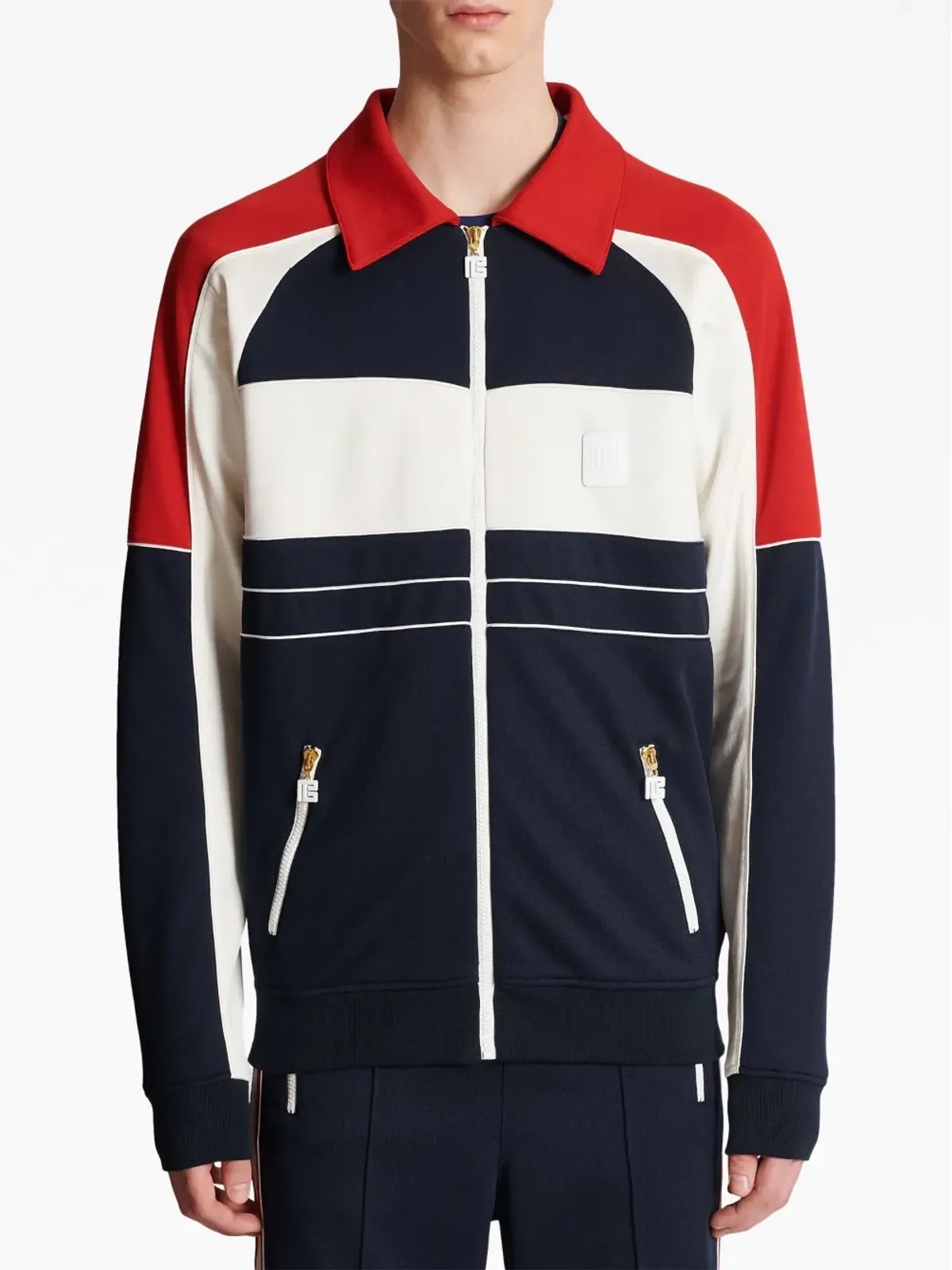 Balmain ロゴバッジ トラックジャケット - 画像5