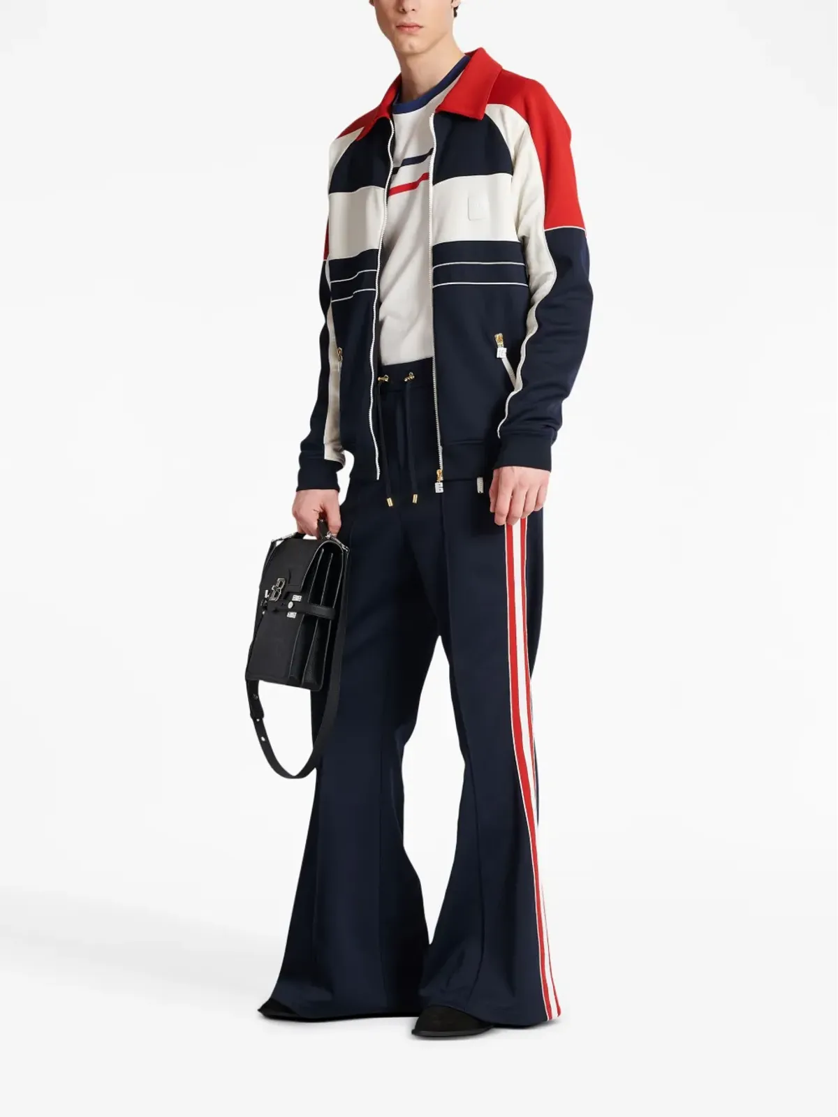 Balmain ロゴバッジ トラックジャケット - 画像2