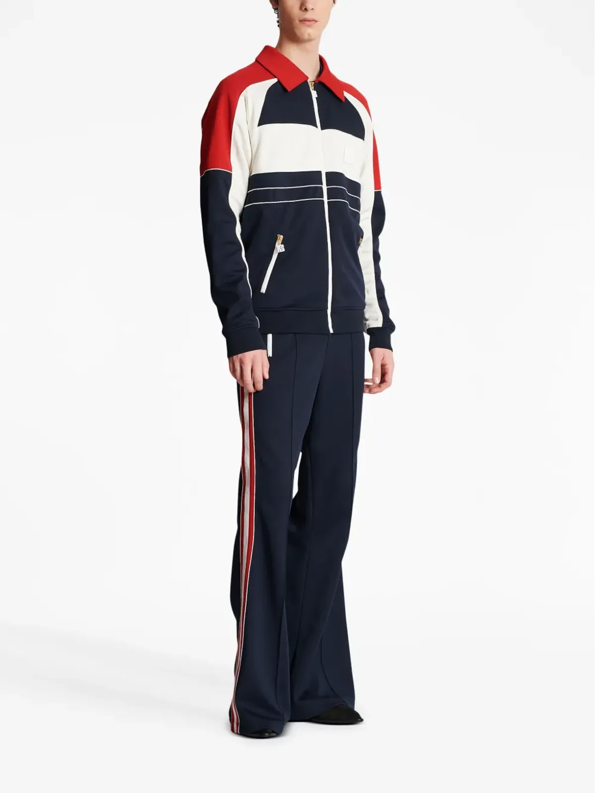 Balmain ロゴバッジ トラックジャケット - 画像3