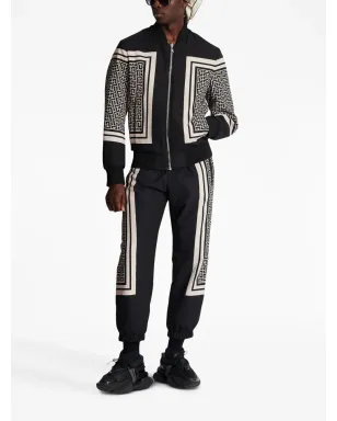 Balmain バルマン モノグラムスカーフ付き ドローストリング トラックパンツ - サムネイル2