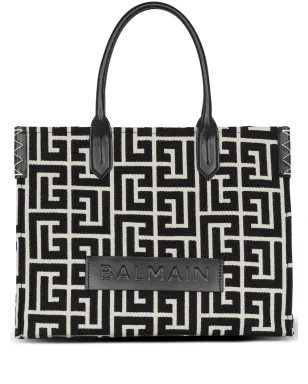 Balmain モノグラムジャカード ショッパーバッグ - サムネイル1